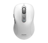 Ratón Port Designs PORT Connect 900707CW Bluetooth 3200DPI Bianco Ricaricabile