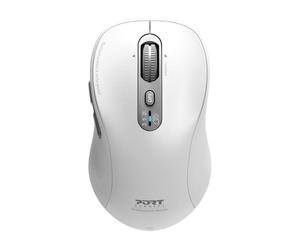 Ratón Port Designs PORT Connect 900707CW Bluetooth 3200DPI Bianco Ricaricabile