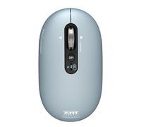 Ratón Port Designs PURE MAC Bluetooth 3200 DPI Blu Batteria Integrata Multidispositivo