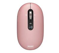 Ratón Port Designs PURE MAC Bluetooth 3200DPI Rosa Multidispositivo Recargabile