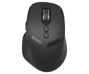 Ratón Savio MB-06 Bluetooth 3800DPI Nero Ambidestro USB-C Wireless
