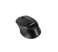 MOUSE WIRELESS TOOQ TQMW-1101-B, Collegamento Cablato, Senza fili, Scrolling a Rotella, Risoluzione max 1600 dpi, forma ergonomica, Nero