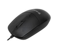 Ratón UNYKAch UK A128 USB 1200 DPI Negro Ambidiestro Cable 1,5 m