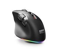 Urban Factory Onlee Pro Plus Mouse Bluetooth 5.2 e 2.4GHz - 3200 DPI, doppia ruota Freewheel e Laterale, 10 pulsanti silenziosi, batteria rimovibile ricaricabile USB-C, PC Mac Tablet