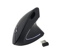 Equipaggia 245110 Mouse wireless ergonomico 1600 DPI nero