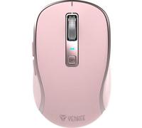 Ratón Yenkee YMS 2085PK Doppia Connessione 2400 DPI Rosa 5 Pulsanti USB-C