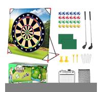 Ratpzou Gioco Di Approccio,Tappetino Da Golf Portatile Per Interni | Set Tappeto Putting Interattivo Educativo, Giocattoli All'aperto Per Allenamento E Vacanze Divertenti