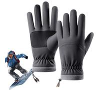 Ratpzou Guanti Da Biking | Guanti da Neve Antiscivolo, Antivento 5 Dita Per Escursionismo Campeggio Motociclismo Caccia Ciclismo Sci Snowboard - Per Ciclismo Sci Snowboard Motociclismo