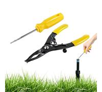 Ratpzou Kit Regolazione Irrigatori per Prati - Attrezzo per Sistemazione Rotori di Impianto di Irrigazione a Sprinkler,Attrezzatura Di Precisione Per Innaffiamento Giardini Golf Frutteti