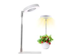 Ratpzou Luce per Piante - Luce Di Crescita A Completo,Lampada LED Con Timer A 3 Livelli E Dimmerabile A 4 Livelli Per La Fioritura E Per Il Giardinaggio