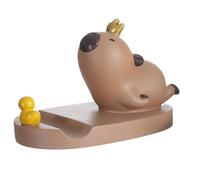Ratpzou Porta Cellulare Animali Cartoon, Porta Telefono E Tablet A Forma Di Capibara, Decorazione Desktop Portatile Per Auto Ufficio Casa