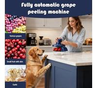 Ratpzou Sgusciatrice Automatica,Utensile Da Cucina Per Rimuovere La Buccia | Macchina Sgusciatrice Aglio Automatica Grande Capacita | Per Melagrana Aglio Uva Verdura Patata