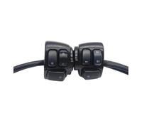 RAtsch Motociclo Manubrio Interruttore di Controllo Interruttore di Controllo del Manubrio da 1" 25 Mm per Moto con Cablaggio per CJK750 KC750 QJ150-2G QJ200-2G Interruttore per Moto