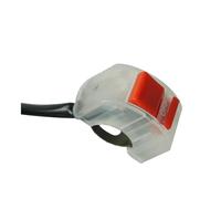 RAtsch Motociclo Manubrio Interruttore di Controllo Interruttore di Spegnimento Fiamma Universale per Motocicletta da 22 Mm E 7/8" sul Manubrio Pulsante ON/off Moto Motore ATV DC12V/10A