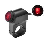 RAtsch Motociclo Manubrio Interruttore di Controllo Interruttori per Manubrio da 7/8" E 22 Mm per Motociclette da 12 V, Fari, Luci di Emergenza, Freni, Fendinebbia, Interruttore off