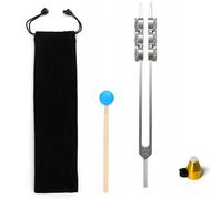 RATSTONE Diapason Neurologico,Diapason da 32 Hz, Diapason in alluminio con martello Strumento diagnostico per la salute che aiuta ad alleviare le tensioni e le trazioni.