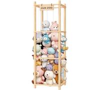 RATSTONE Porta Peluche Verticale，Grande Capacità Contenitore per Animali di Peluches Salvaspazio per Animali di Peluche per Sala Giochi，Camera da Letto, Camera dei Bambini，Risparmiare Spazio