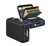 RATSTONE Scatola Portadocumenti Ignifuga,Organizzatore per Documenti con Serratura a Combinazione e 13 Scomparti,Adatto per Conservare Importanti Documenti di Lavoro,Certificati