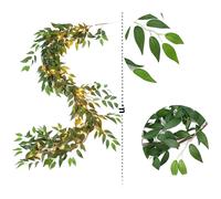 Rattan da appendere a parete per piante artificiali edera verde primavera per in