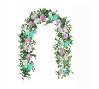 Rattan di eucalipto artificiale, 180 cm, pianta finta colorata, decorazione realistica per casa e ufficio, da appendere alla parete, a bassa manutenzione, simulazione verde