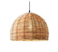 Rattan Dome Pendant Light Natural Chandelier Home Decor Lighting(40cm)