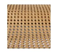 Rattan,Rattan Rotolo 40-55 cm di larghezza, rotolo di fettuccia di rattan in plastica PE gialla, foglio di vimini for sedia, tavolo, mobili, materiale di riparazione fai da te(Coffee,45cm x 1 meter)