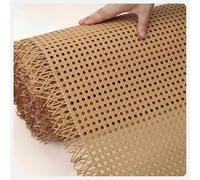Rattan Rotolo Fettuccia Rattan Intrecciato 40/50/70*100cm Rattan Tessuto A Maglia Aperta In PE Intreccio Viennese Foglio Rattan Per Riparazione Di Sedie Decorazione Mobili Artigianato Fai Da Te(BROWN,