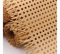 Rattan Rotolo, Rattan Naturale Rotolo, 80cm di Larghezza Paglia di Vienna, Rattan, Rotolo di Canna,Rattan Intrecciato Fettuccia Material Paglia per Cesti, Sedie, Bag, Borse, Giardino DIY(35x400cm)