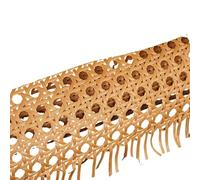 Rattan Rotolo Stuoie,Vimini Da Intreccio Rotolo di fettuccia in rattan plastica PE da 40 cm larghezza, foglio vimini for sedia, tavolo, mobili, fai te, materiale riparazione(Coffee,40x90cm)