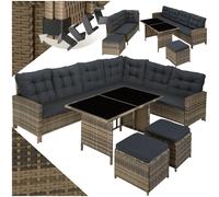 Rattan Set di Mobili da Giardino Sala da Pranzo Mobili Divano Set Tavolo Sofà