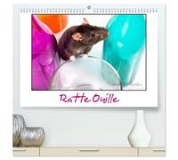 Ratte Ouille (Calendrier mural 2026 DIN A2 vertical) calendrier de bureau: Gentille muridée