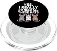 Ratti divertenti che dicono che ho davvero bisogno di tutti questi PopSockets PopGrip per MagSafe