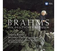 Sir Simon Rattle, Röschmann, Quasthoff, Berliner Philharmoniker – Ein Deutsches Requiem Op.45 – CD