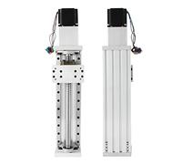 RATTMMOTOR Attuatore lineare CNC, corsa efficace 100 mm, guida lineare X asse Y Z, in lega di alluminio, attuatore lineare CNC, vite a sfera SFU1605 con motore passo-passo Nema23