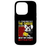 Ratto che tiene il formaggio è la mia debolezza e la mia forza Custodia per iPhone 14 Pro