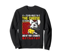 Ratto che tiene il formaggio è la mia debolezza e la mia forza Felpa