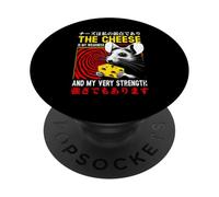Ratto che tiene il formaggio è la mia debolezza e la mia forza PopSockets PopGrip Adesivo