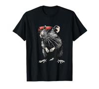 Ratto Proprietario Colorato Ritratto Roditore Motivo Pet Cute Rat Lover Maglietta