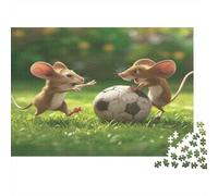 Ratto Puzzle Impossible 1000 Pezzi Calcio nella prateria Decorazione Per La Casa. Rilassamento E Intelligence Per Adulti E Ragazzi Da 14 Anni 1000pcs (75x50cm)