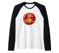 Ratto Segno Zodiacale Cinese dell'oroscopo Maglia con Maniche Raglan