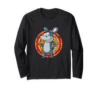 Ratto Segno Zodiacale Cinese (Ramo di Terra) Maglia a Manica