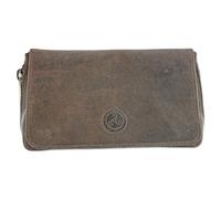 Rattray's Peat - Borsa per pipa, 2 pezzi, in pelle marrone con tasca anteriore