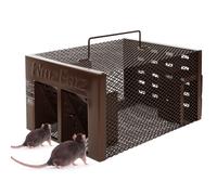 Ratzfatz Trappola per Topi Ferro Gabbia Trappola per Catturare Mouse, Topo