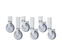 Rau Set di rulli con espansore, 2 ruote fisse e 4 ruote pivottanti con freno Quantità:1