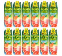 Rauch Happy Day Fucsia Pompelmo Con Polpa di Frutta 1000ml 12er Pack