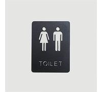 RAUGAJ Adesivo Del Segno Del Bagno Degli Uomini e Delle Donne, Placca D'Ottdella Finestra Della Toilette Della Decalcomania Della Parete Della Porta, Forniture Di Decorazidell'Hotel Del Ristorante/H