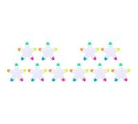 RAUKS 10 pz Penna Evidenziatore a Forma di Stella 5 in 1 Penna Evidenziatore Multicolore, Novità Penna In Plastica a Forma di Stella Cancelleria Ufficio, Studenti Scrivere Forniture
