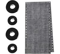 RAUKS Tessuto di Ricambio per Sdraio a Gravità Zero Universale Con 4 Pezzi di Corde di Pizzo (A)