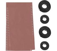 RAUKS Tessuto Ricambio Sdraio gravità Zero, Tessuto di Ricambio Universale/Tessuto per Sedia a gravità Zero, con 4 Pezzi di Corde di Pizzo di Ricambio (B)