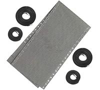 RAUKS Tessuto Ricambio Sdraio gravità Zero, Tessuto per Sedia a gravità Zero, con 4 Pezzi di Corde di Pizzo di Ricambio (D)